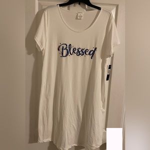 Plus Size Sleepware. Blessed sleep shirt. Multiple sizes (NWT)